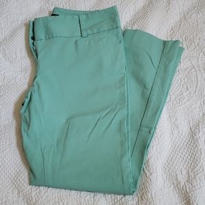 The Limited Ideal Stretch Mint Ankle Pants
